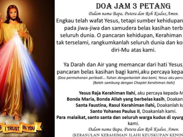 Doa Kerahiman Ilahi Katolik