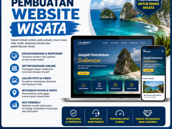 Biaya Pembuatan Website Wisata: Panduan Lengkap untuk Pelaku Usaha